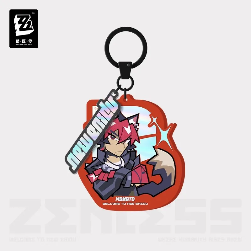 [Genuine] miHoYo Game Zenless Zone Zero Q-version Acrylic Pendant Ukinami Manato Anime Keychain Spook Shack Cosplay Xmas Gifts