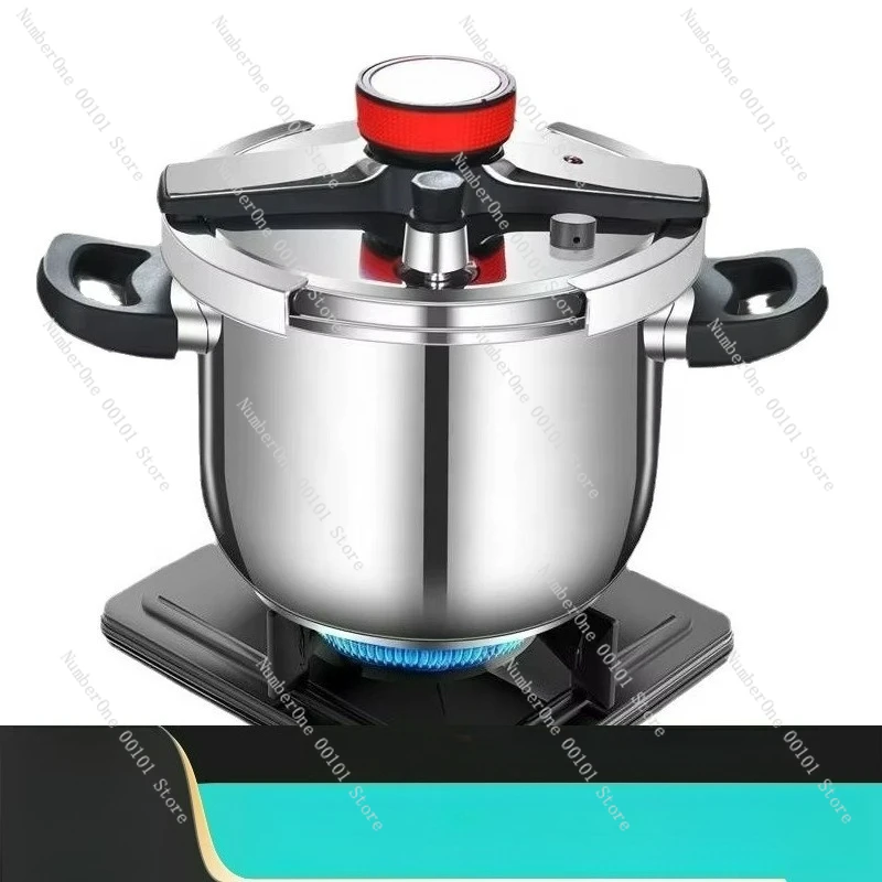 Stainless steel pressure cooker household stew explosion-proof pressure cooker large capacity suitable pot