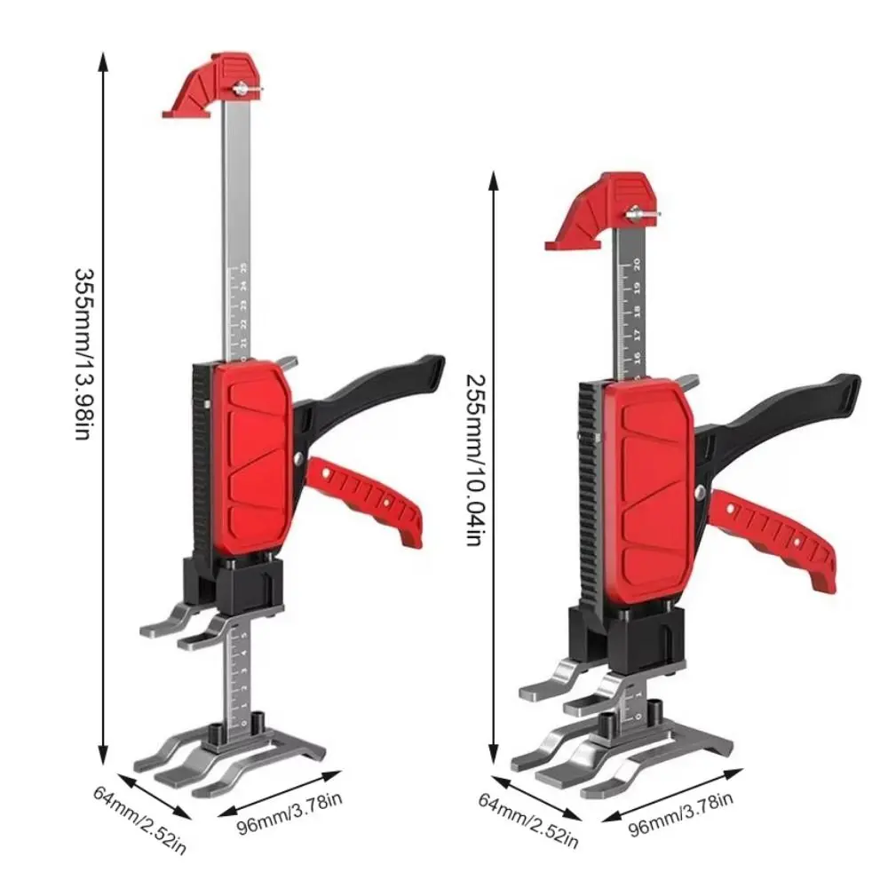 Precision Carbon Steel Hand Lifting Jack Tool Heavy Duty Adjustable Furniture Jack Labor Saving Hand Jack Lifter Furniture