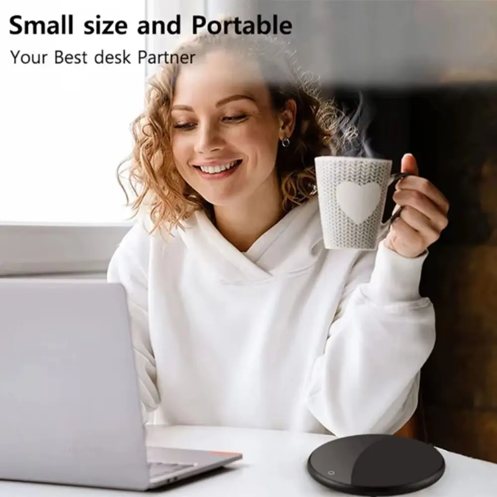 USB Powered USB Cup Warmer 55°C Constant Portable Mug Warmer Electric Heating Constant Temperature Coffee Heating Pad
