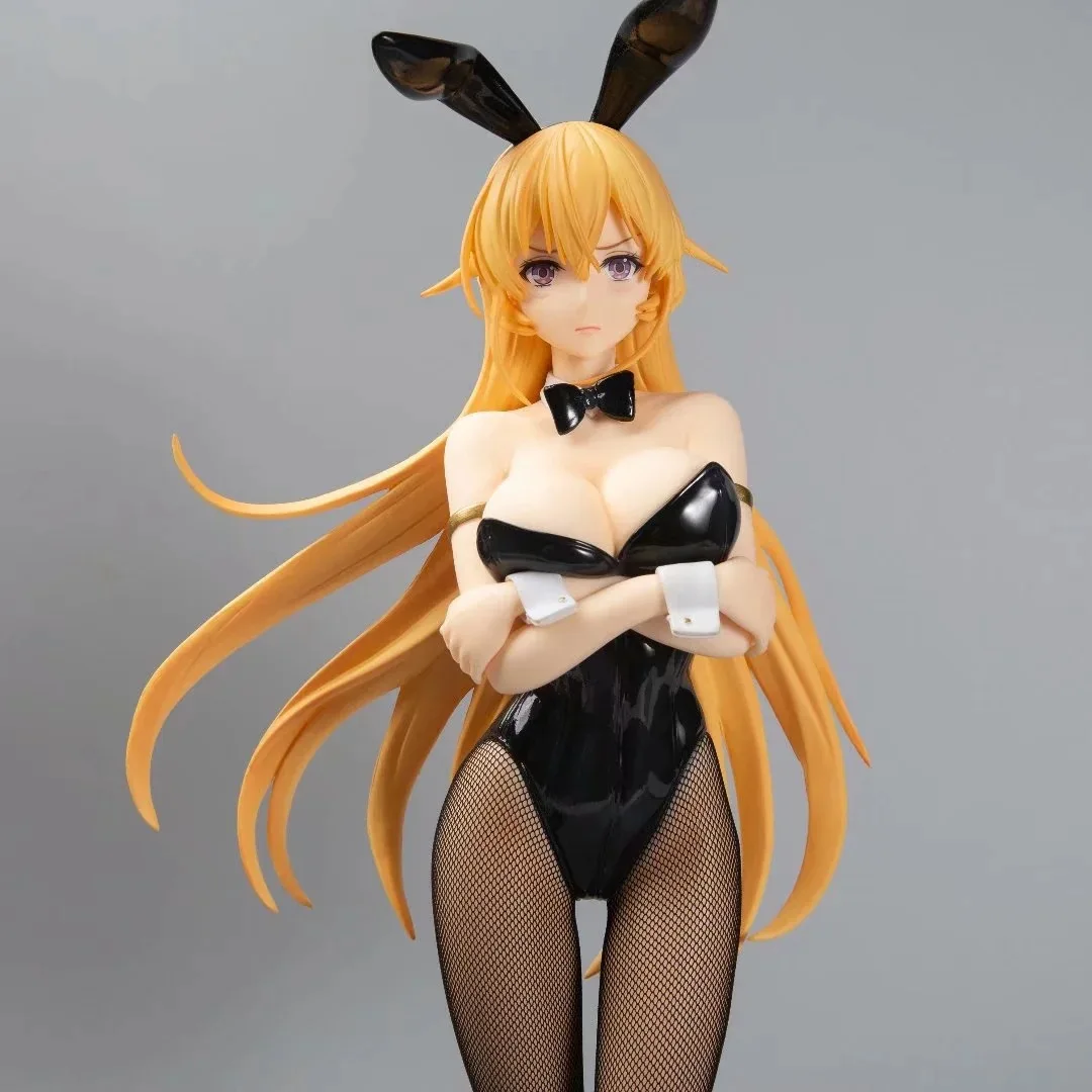 46cm 1/4 B-STYLE Food Wars! Shokugeki No Soma Erina Nakiri Bunny Girl Anime Figur Actionfigur Modellpuppe Spielzeug