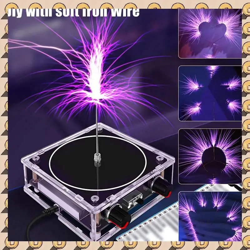 

Coil Tool For Tesla Artificial Lightning-Pattern Storm Coil Electronic Pocket Fireworks With US Plug Black