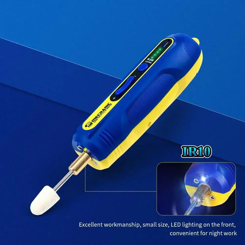 MECHANIC iR10 Pro 6in1 OCA Phone LCD Screen Degumming Speed Regulation Electric Glue Remove Pen Tool Grinder Rubber Separator