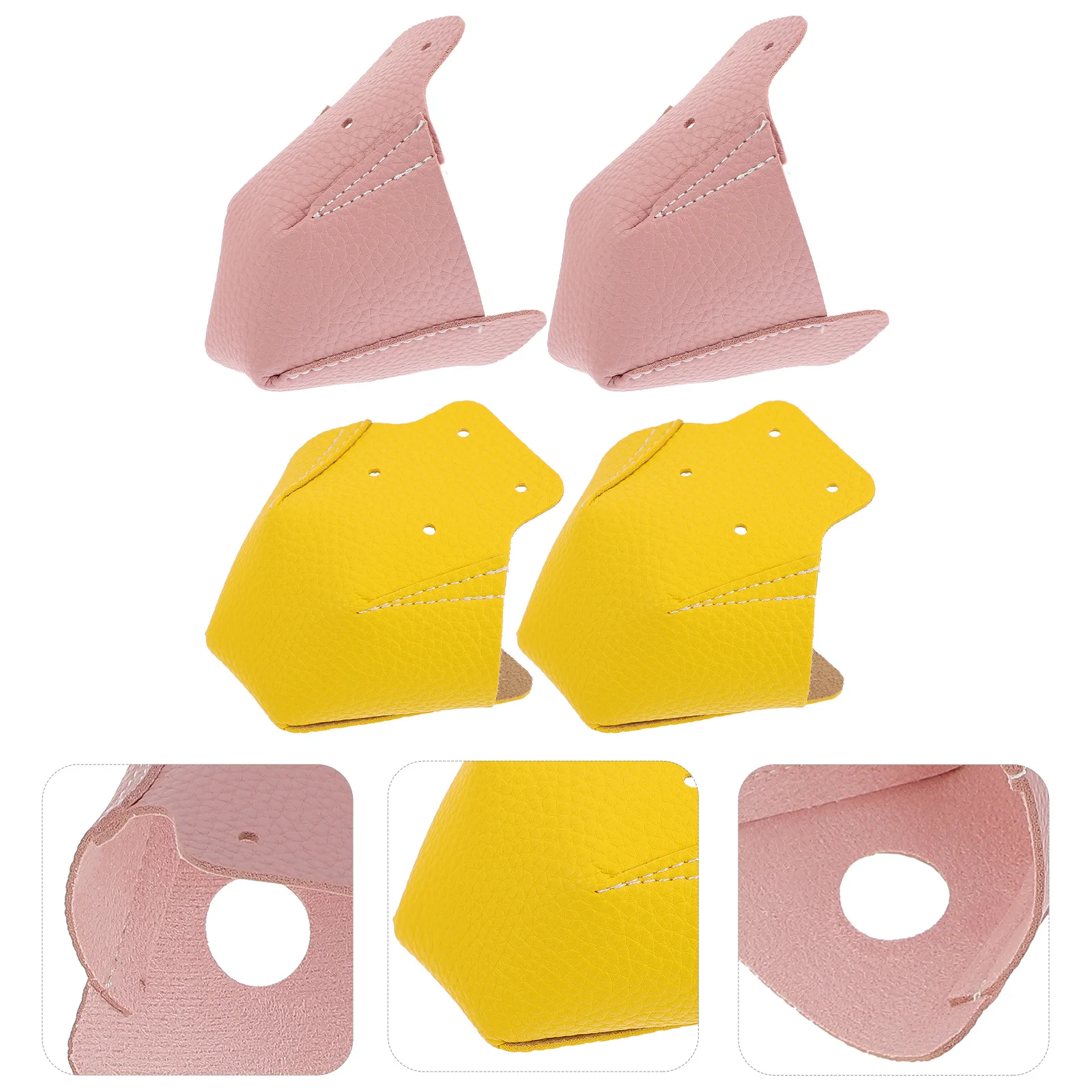 

Universal Roller Skates Toe Covers Front Caps For Skating Shoes Anti-Friction Holes Skate Accessories Team Sports