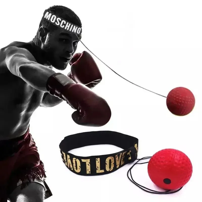 Punching Ball Head-mounted Fighting Speed Sanda Training Boxing Reflex Ball Home Fitness Exercise Boxing Equipment Accessories