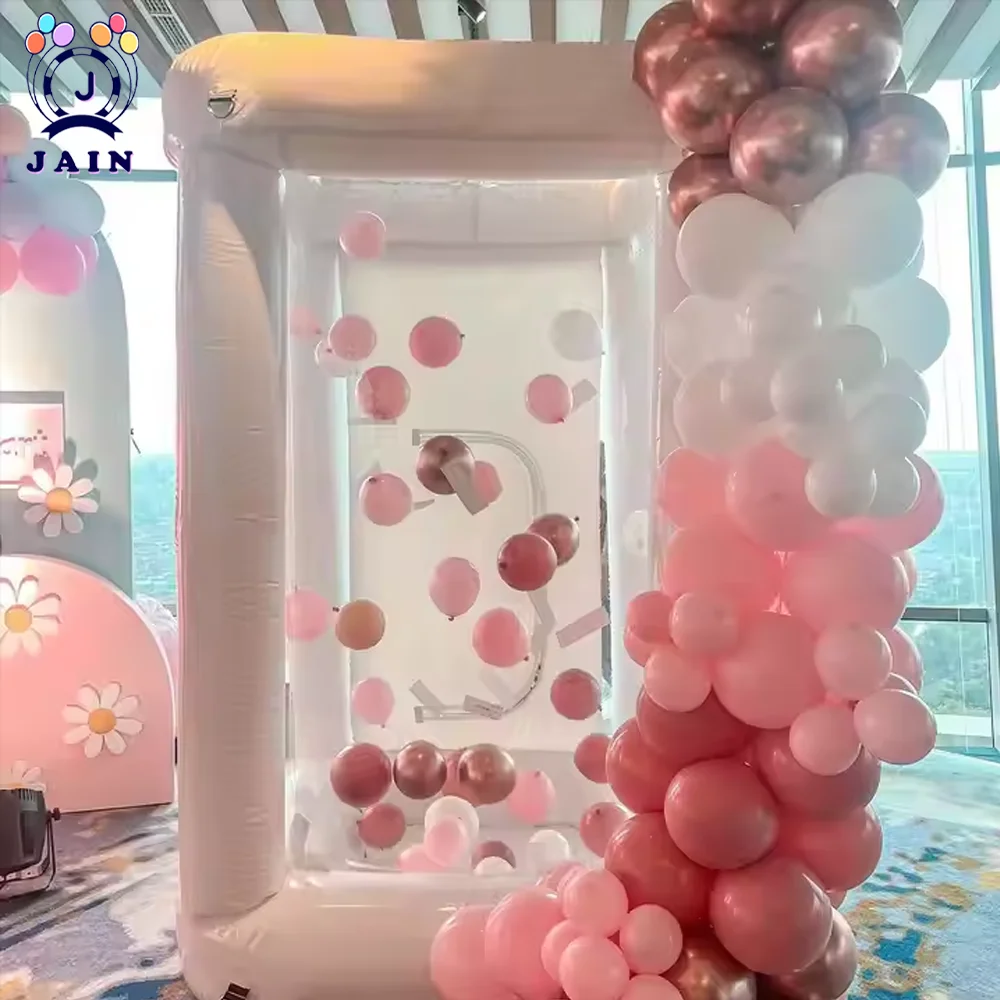 Inflatable Balloon Grab Cube Inflatable Bubble House Fun Game for Kids Adults Party Inflatable Decorations With Blower