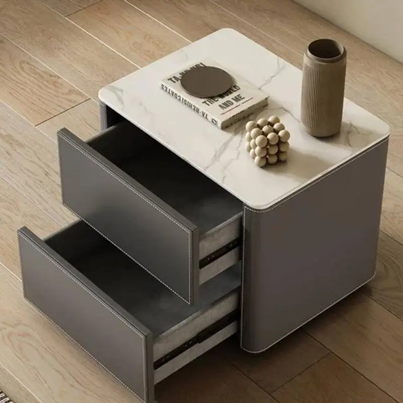 

Console Nordic Nightstands Frames Mobile Dresser Drawer Storage Coffee Side Tables Cabinet Mesita De Noche Living Room Furniture
