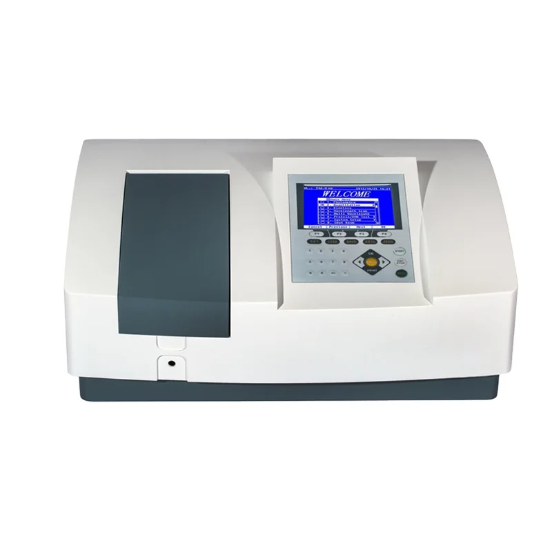 UV1800 Lab high quality large capacity digital highlighted LCD display uv-vis spectrophotometer with high-performance grating