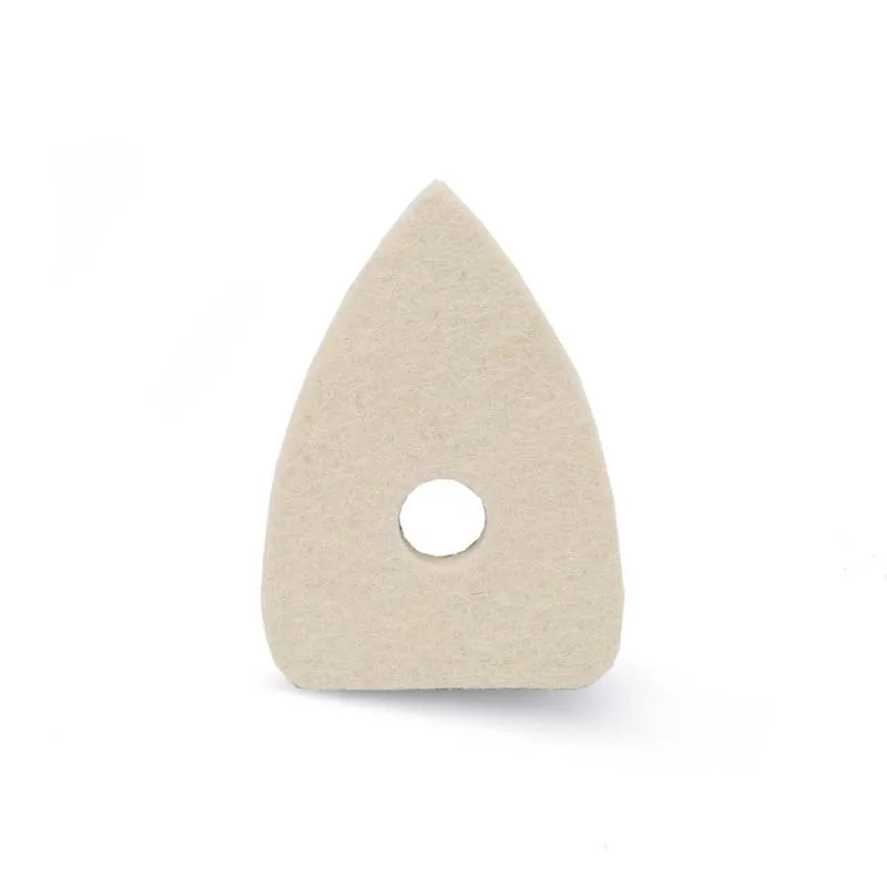 Pneumatic Polishing Machine Triangular Polishing Pads Adhesive Irregular Car Glass Polishing Discs