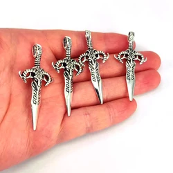 5pcs new Sheep Head Sword pendant charm for DIY women man Accessories Wholesale Jewelry