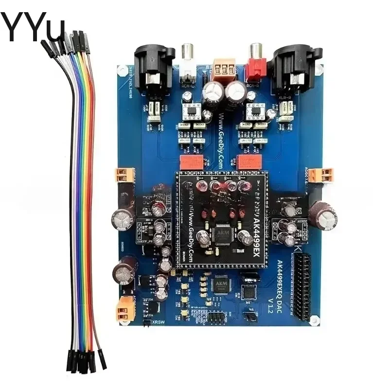 for AK4499EXEQ for AK4191EQ Audio DAC Decoder Board I2S DSD 32bit 1536KHz DSD1024 Balanced Differential Single Ended RCA