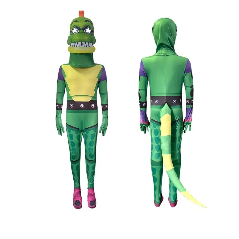 2025 New Halloween Costume for Kids Five Nights Freddyed Jumpsuit Cosplay Nightmare Bonnie Fnaf Freddy Anime carniva RER2 RQR78
