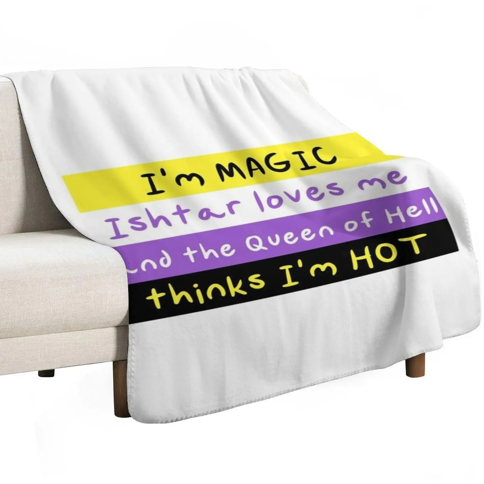 A tribute to Asu-Shu-Namir Throw Blanket Sofa Multi-Purpose Furry Thermal Bed Fashionable For Decorative Sofa Blankets
