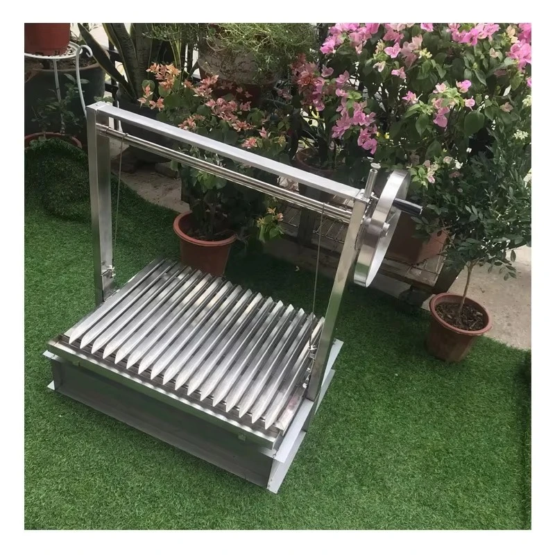 Factory Direct Supply Santa Maria Grill Charcoal Countertop Custom Argentine Masonry Grill With V Grate