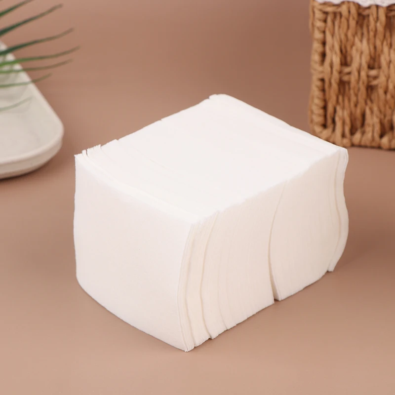 400 قطعة المتاح لمط التطهير ماكياج القطن مسح رقيقة يشكلون مزيل وسادة نظيفة ورق تنظيف الوجه أداة العناية بالوجه #1