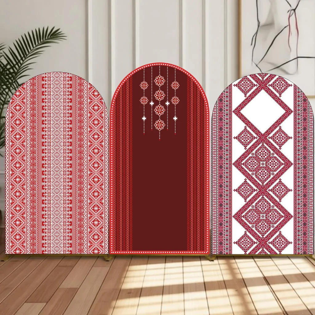 Boho Style Arch Cover Backdrop for Kids Birthday Party Wedding Maternity Baby Shower Decor Arch Stand Cover Photo Background