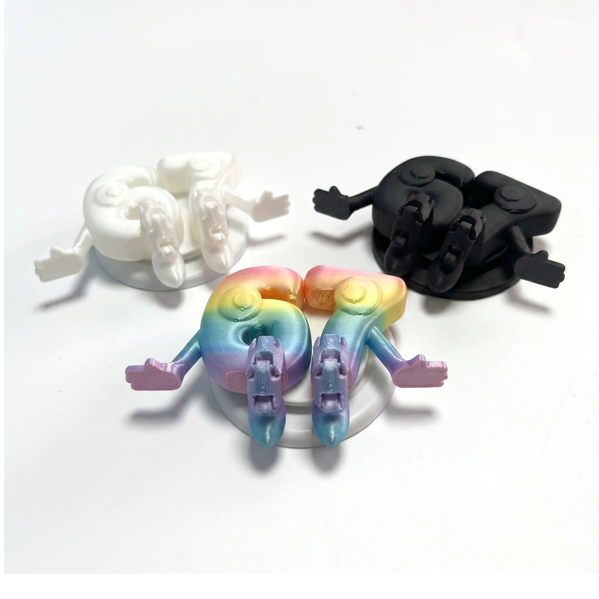 

Cute Magnetic Phone Stand, 3D Articulated Number Figure Holder, Adjustable Kickstand for Smartphones