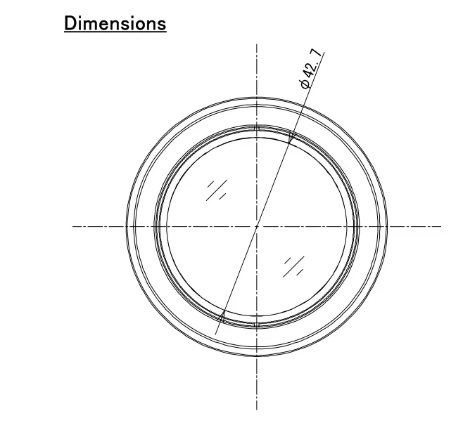 8mm Manual Fixing Lens C-mount Parts Vision Industrial Accessories Lenses CCTV camera lenses