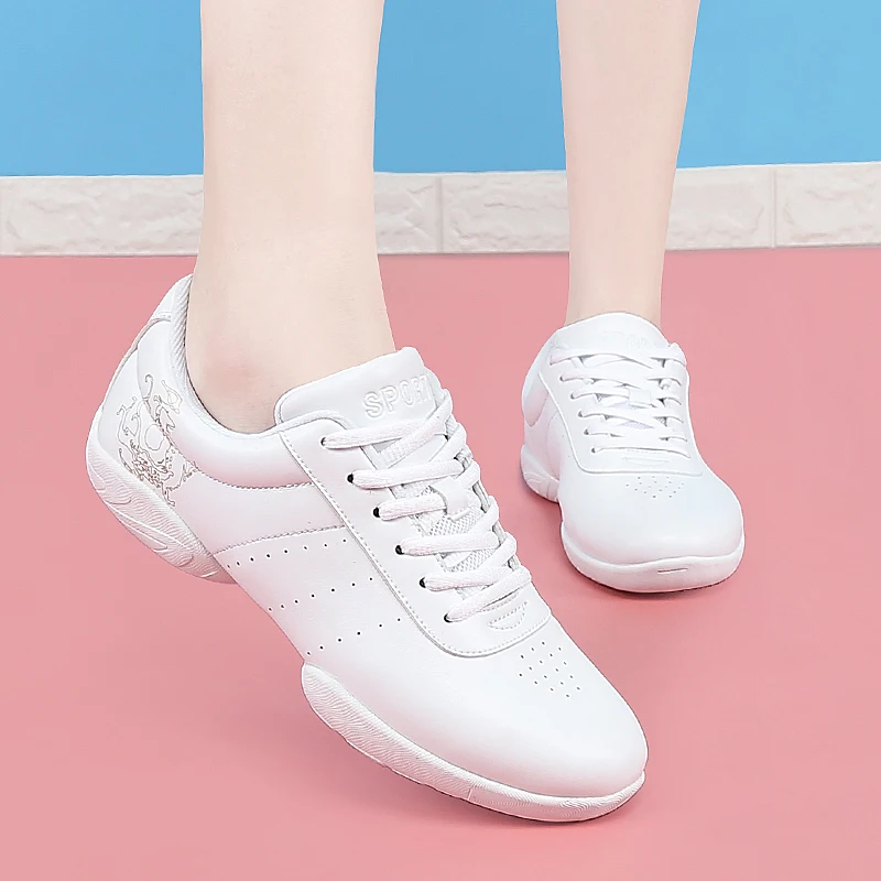 hildren Girls Aerobics Dance Shoes Hip-hop Jazz Shoe Women Competitive Gym Fitness Shoes Soft Sole Kids Woman's Dance Sneakers