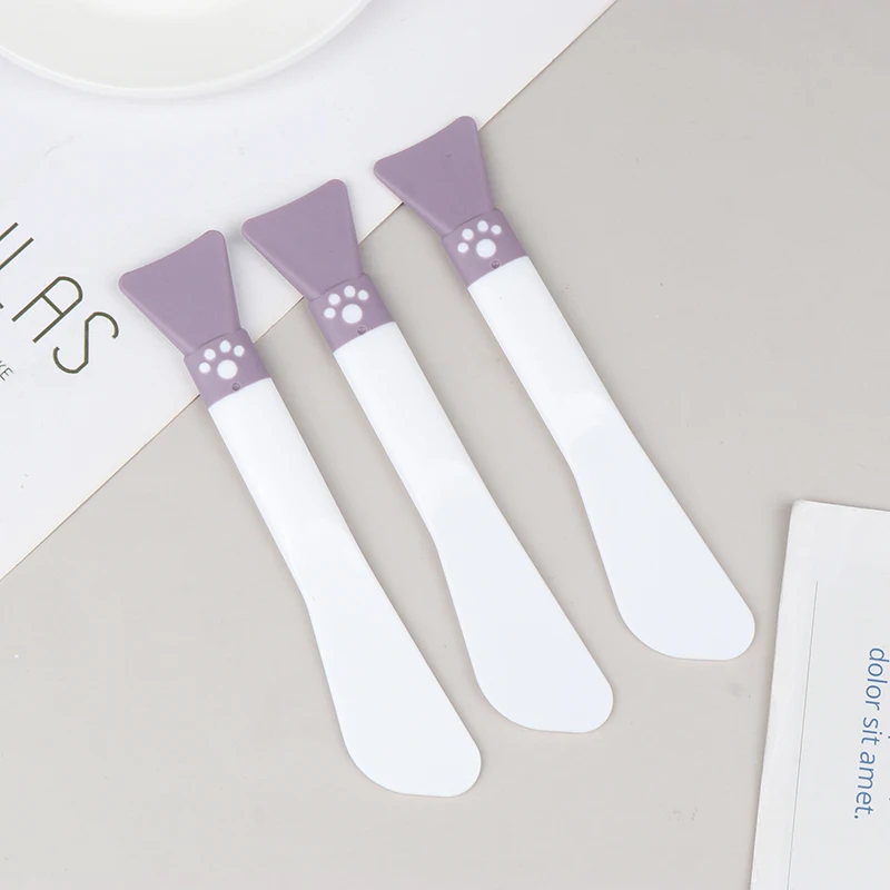 Gato Garra Escova Máscara De Silicone, Escova De Beleza, Máscara De Duas Cabeças Vara, Vara De Ajuste, Máscara Facial Suave, Ferramenta De Cuidado De Rosto, 1Pc