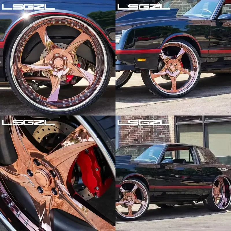 i LSGZL Custom 18 19 20 21 22 Inch Aluminium Alloy Forged Wheels 5x112 5x114.3 5x120.65 5x127 5X130 6x139.7 Passenger Car