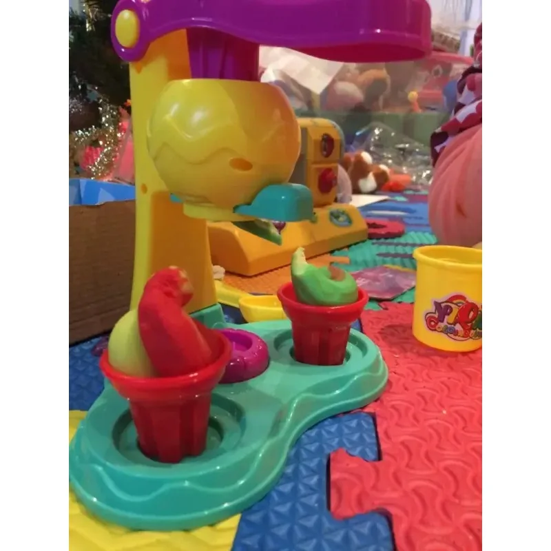 Moule à crème glacée, Kit de jeu, bricolage, pâte à modeler, pâte à modeler, Machine à crème glacée faite à la main, cuisine, maison de jeu, jouet cadeau
