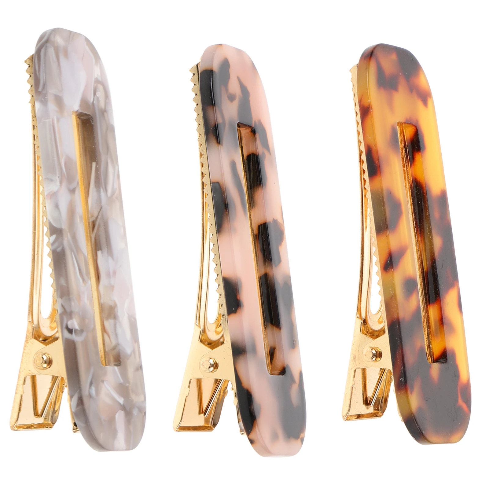 

3pcs Clip Set Durable Fashion Elegant Design Travel-Friendly Hair Side Clips For Girls Women Bobby Pins Hair Accessories