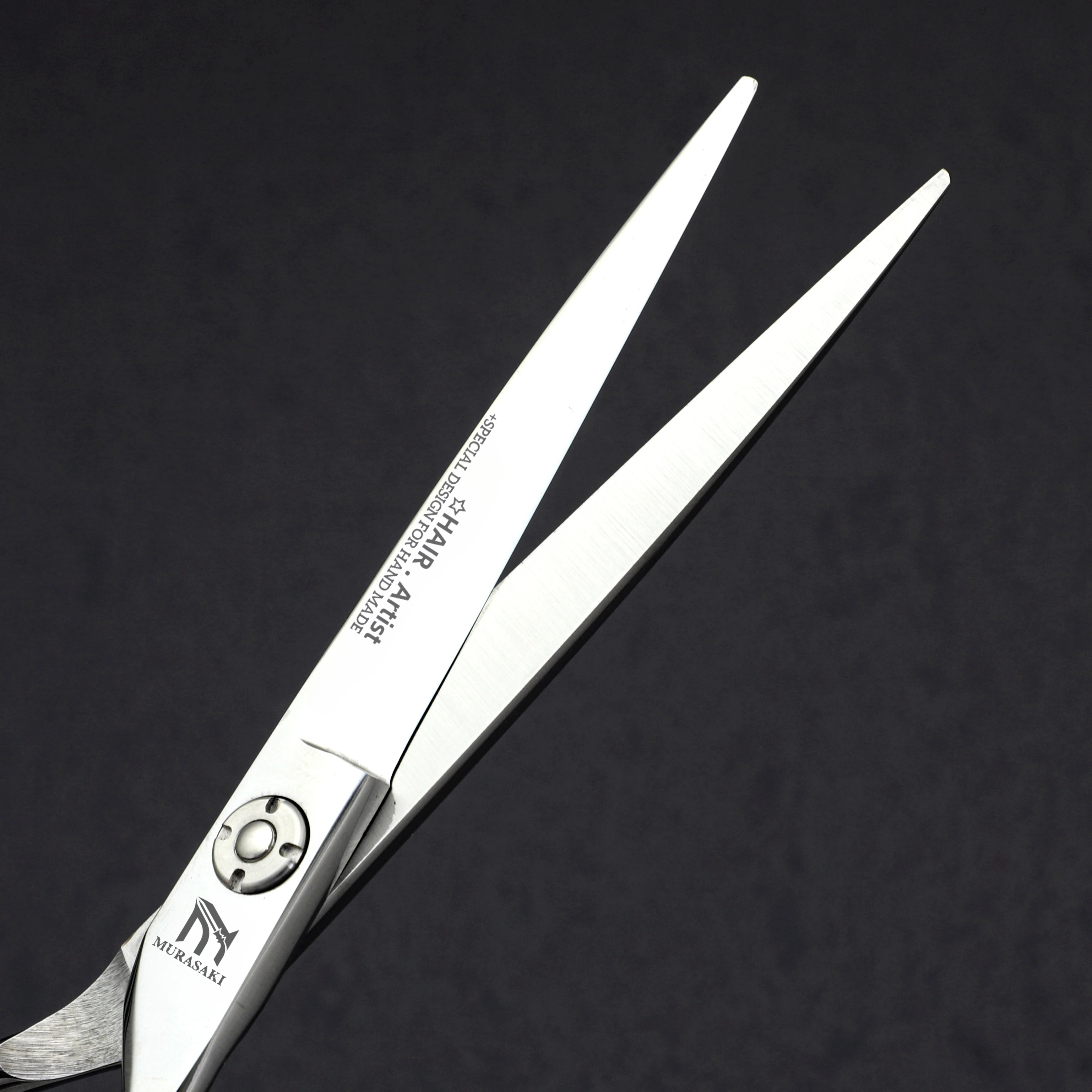 MURASAKI Professionelle Friseurschere, 6,0 Zoll Haarschneideschere, Hitachi 440C Stahl, Hochwertiges Friseurzubehör – Detail 15