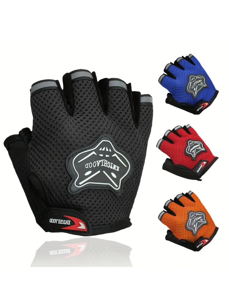AliExpress Breathable Half-Finger Cycling & Fitness Gloves – Anti-Slip, Sweat-Absorbing Sports Gloves for Men & Women