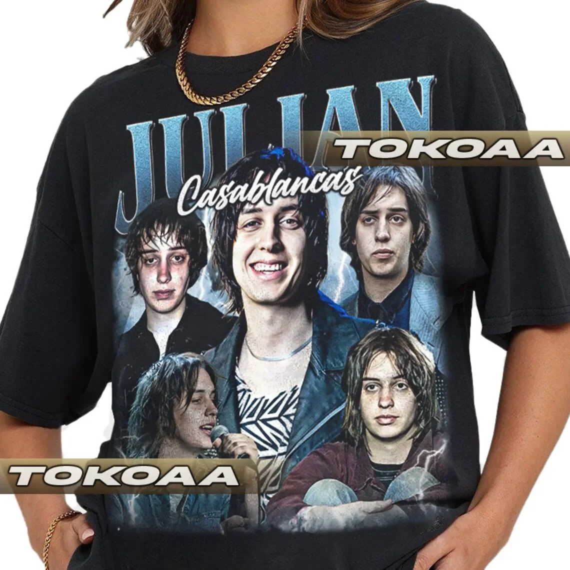 Limited Julian Casablancas Vintage Shirt Gift For Woman and Man Unisex T-Shirt