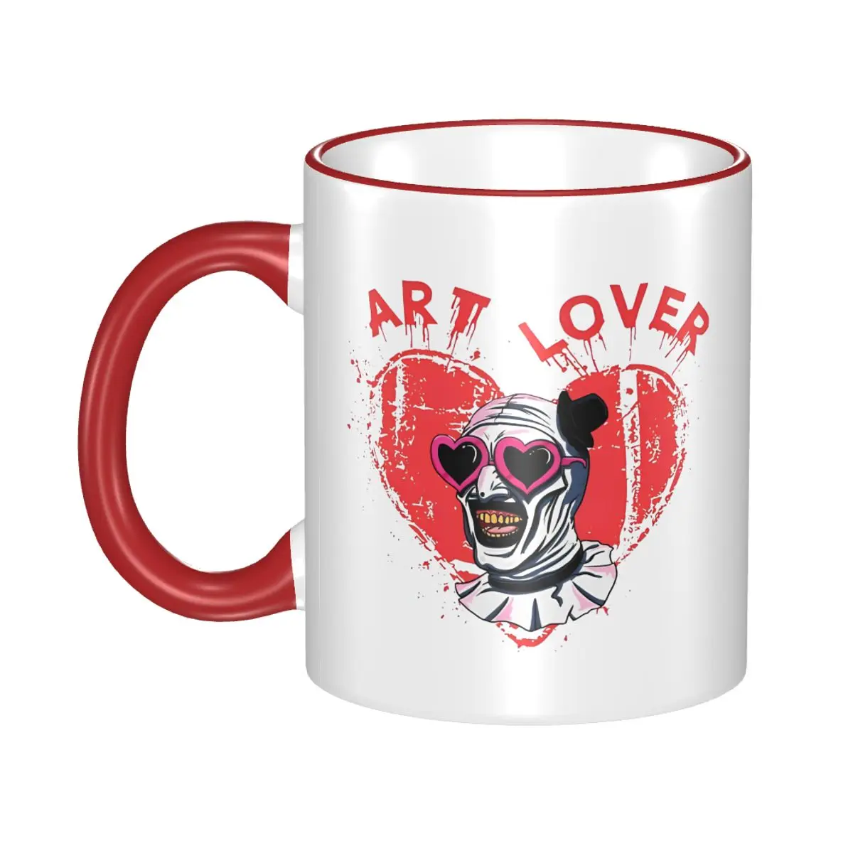 

Terrifier Art The Clown Lover Mug Cute Halloween Coffee Cup Gift For Woman Man