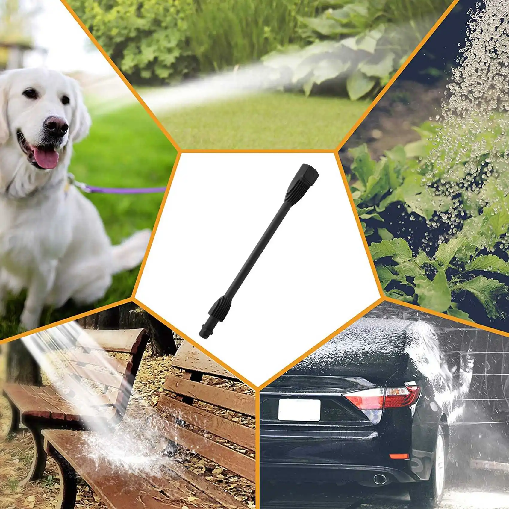 

AA91 High Pressure Spray Lance for Karcher K2 K3 K4 K5 K6 K7, Adjustable Spray Nozzle Pressure Washer Accessory