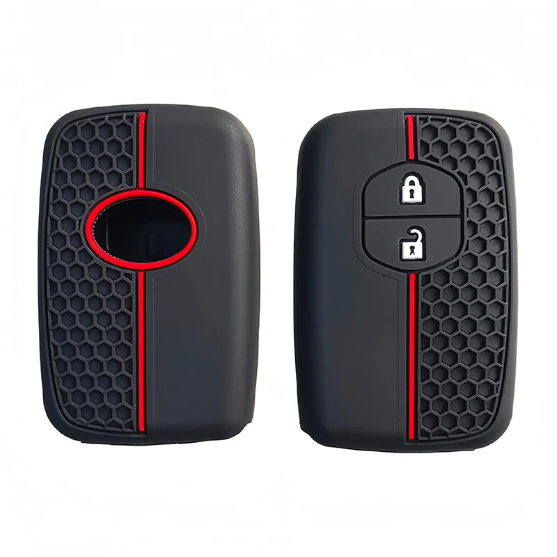 Silicone Car Fob Key Case Holder Cover Shell for Toyota Camry Prius Land Cruiser Prado 150 Crown for Subaru Foreste XV Remote