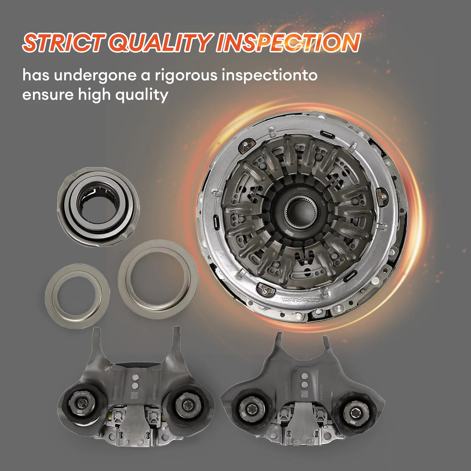 Hot Sale ATX TRANSPEED 6DCT250 DPS6 Auto Transmission Clutch Kit With Fork Bearings Kit Compatible With   Focus Fiesta