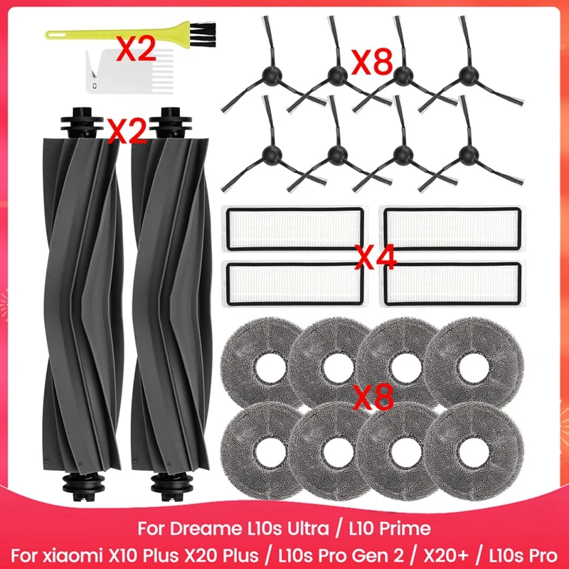 For Dreame L10s Ultra / L10 Prime / Xiaomi X10 Plus X20 Plus / L10s Pro Gen 2 / X20+ / L10s Pro Vacuum Cleaner Parts