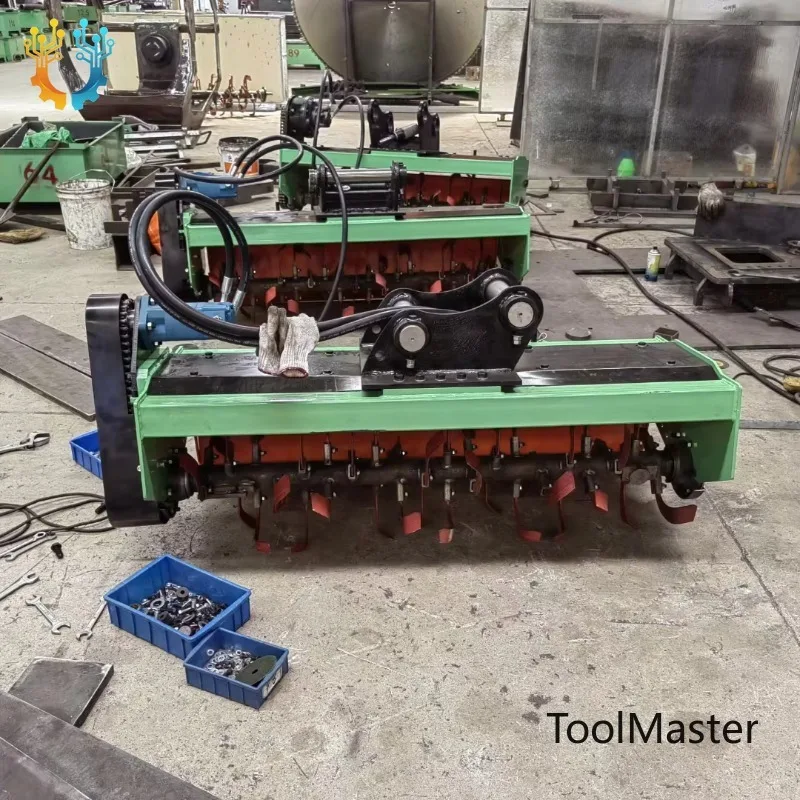 

【2026】 Excavator Crawler Farm Cultivator Cultivator Rotary Tiller Agricultural Mini Crawler