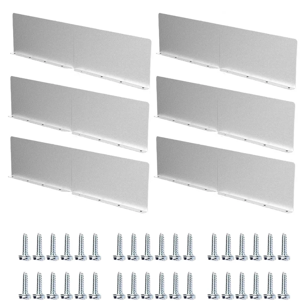 

Rainwater Deflection Plate Rain Gutter Protection Water Deflector Downpipe Rain Deflector Baffle Plates With Screws Garden Parts