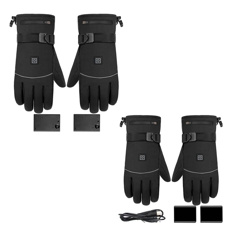 

Electric Heating Touchscreen Gloves, Warm, Windproof, Waterproof, Touchscreen Battery Heating Gloves