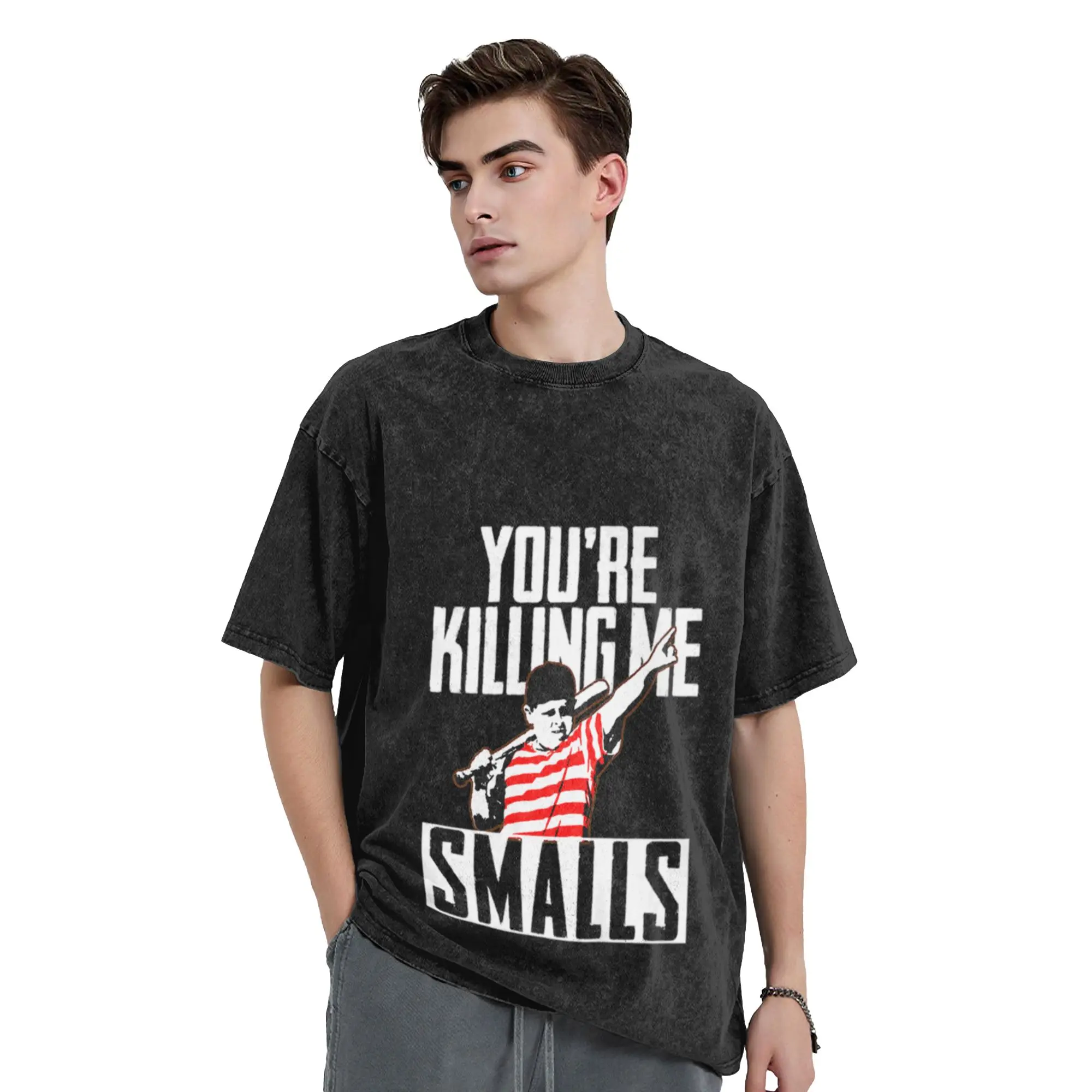 Your Killing Me Smalls Softball Shirt For You re Father Son  Unique A Washed T Shirt Men's Women's Oversized Cotton Tees Tops