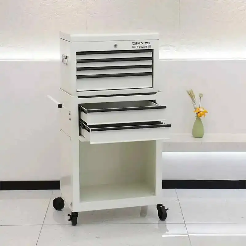 Wheeled Barber Organizer Cart Auxiliary Drawer Trolley for Salon Pedicure   Lash Extension Furniture