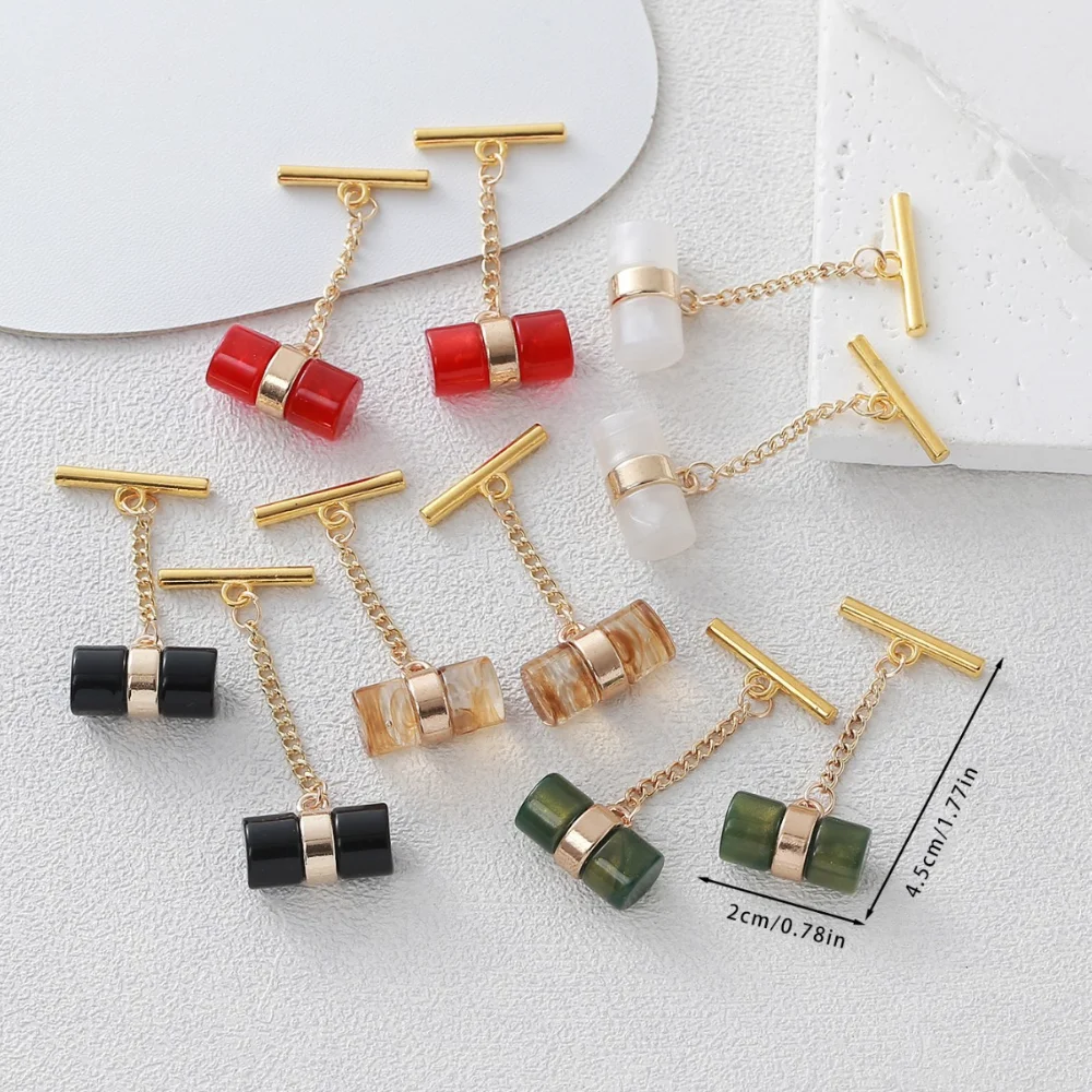 Multi Style Metal Chain Tie Clip Brooch Chain Retro Punk Trendy Pin Business and Leisure Men's Suit Accessories