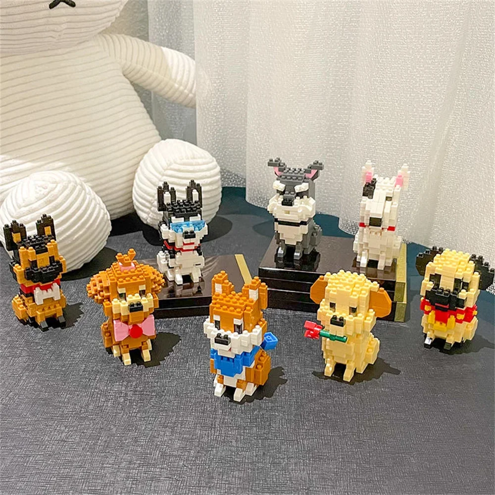 

Variety Styled Cute Pet Dog Micro Mini Building Blocks Toys: Ideal Gifts, Keepsakes, Unleash Your Love for Pets and Creativity