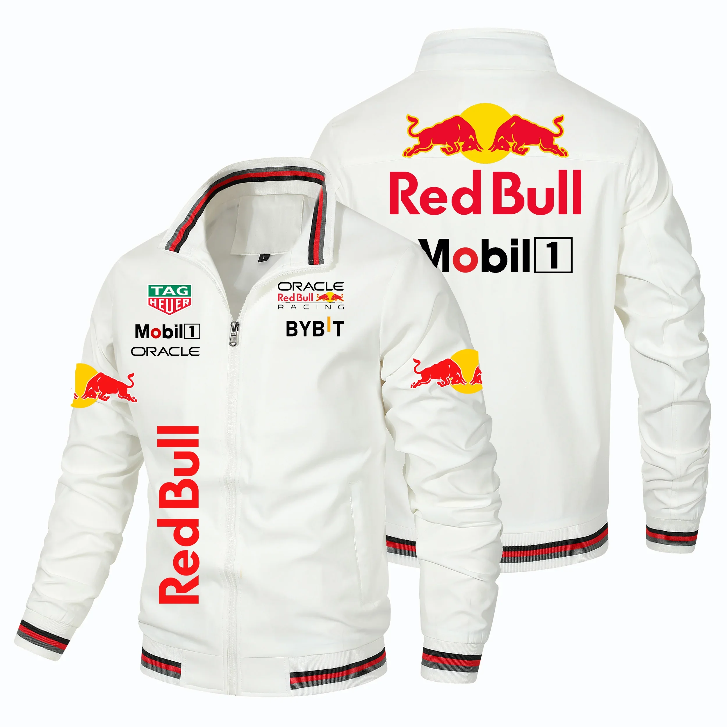 Red Bull 2025 New Men's and Women's Racing Jacket Red Bull Outdoor Sports Jacket Spring and Autumn Fashion High Quality Jacket
