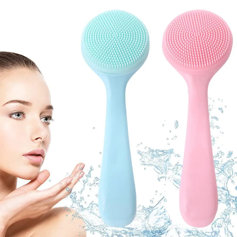 Gezichtsreinigingsborstel Huidverzorging Massage Voor Diepe Reiniging Porie Mee-eter Verwijderen Scrub Zachte Exfoliërende Reiniging Tool U7P4