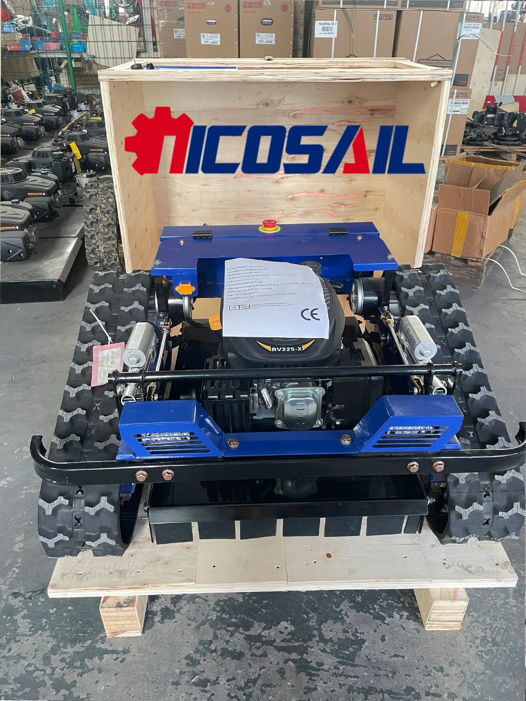 800mm 1000mm CE EPA tecnologia avançada controle remoto iniciar rastreado alta inclinação jardim cortador de grama de controle remoto