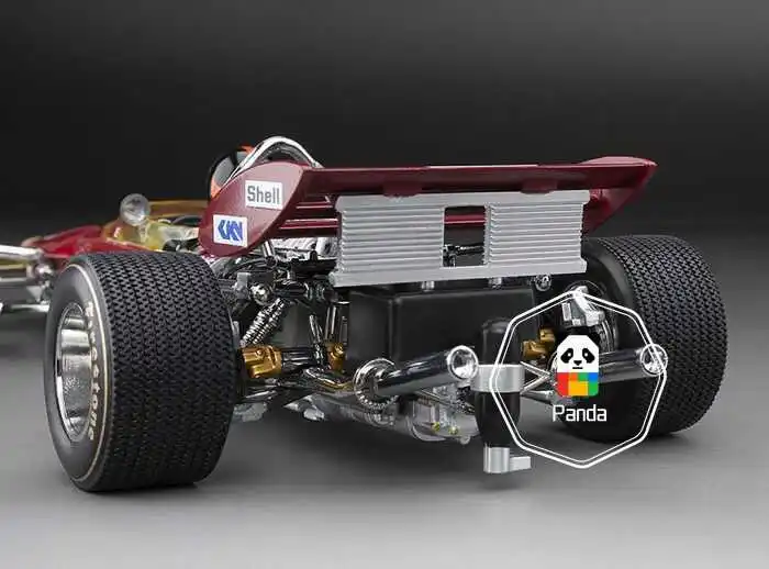 サンスター-静的合金モデル,f1ロータス49c-#28 e.Fittipaldi-1970,英国のオーナメントコレクション,ホーム,1:18