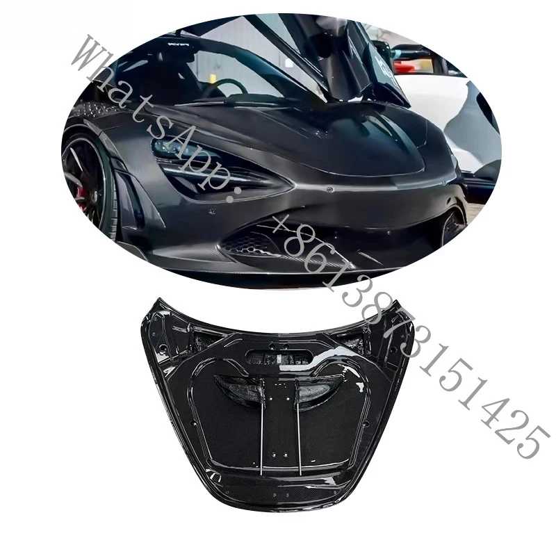 

Suitable Peect Fitment Dry Carbon Fiber Hood 720S to RYFT Style Engine Bonnet Auto Parts