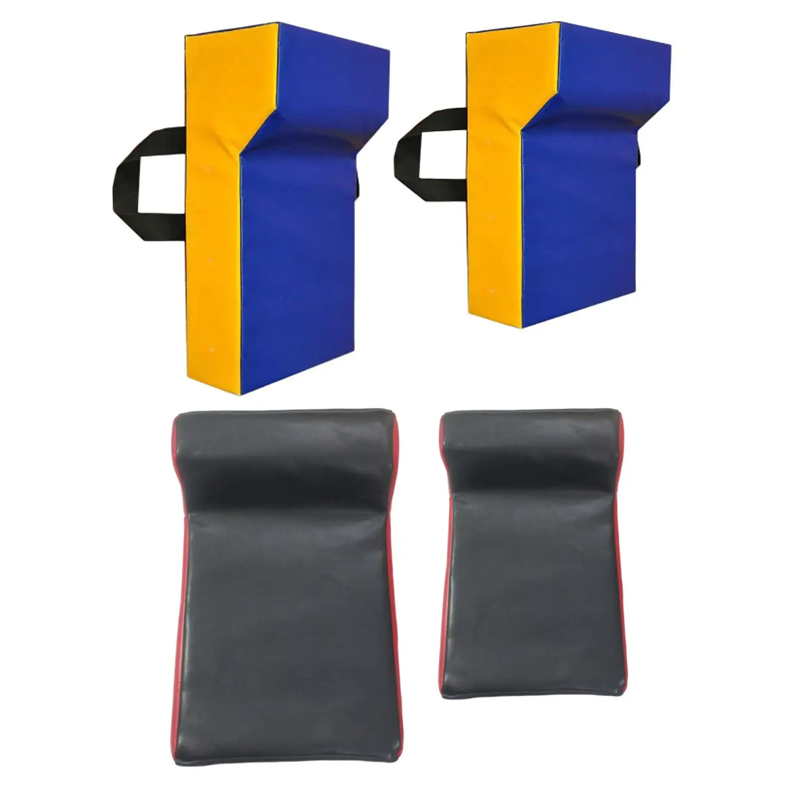 

Wedged Football Tackle Shield with Handles Durable Rugby Blocking Pad Training Equipment for Sports Practice