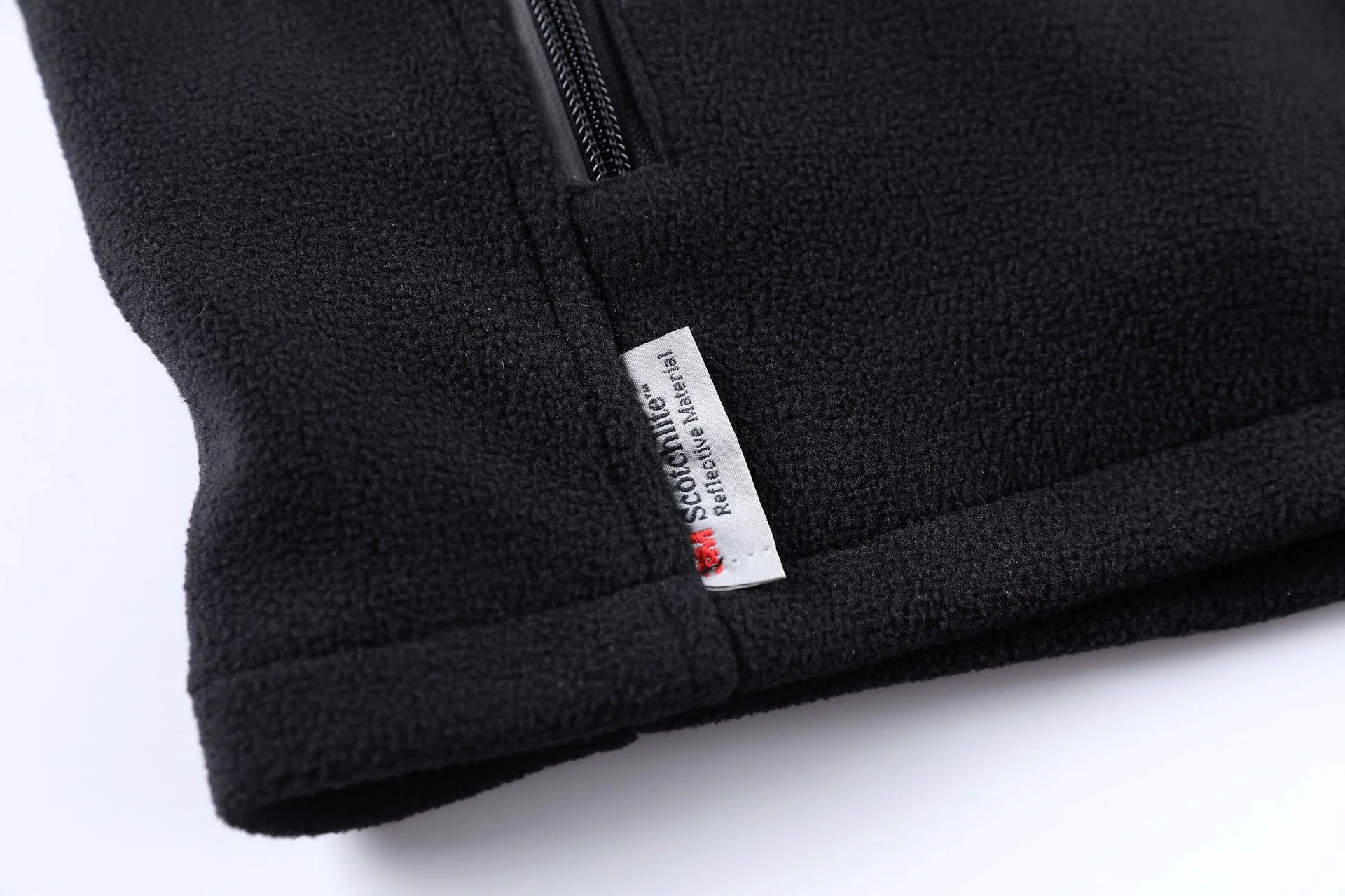 USB-Heizweste für Herren und Damen, elektrische Thermojacke, Polarfleece, Stehkragen, winddicht, reflektierender Reißverschluss, Outdoor-Sport – Detail 27