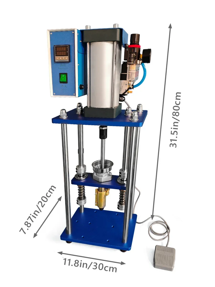 Máquina de moldeo Micro extrusora pequeña de plástico, pegamento en polvo, línea de impresión 3D, Material de un solo tornillo, trabajo de caucho eléctrico